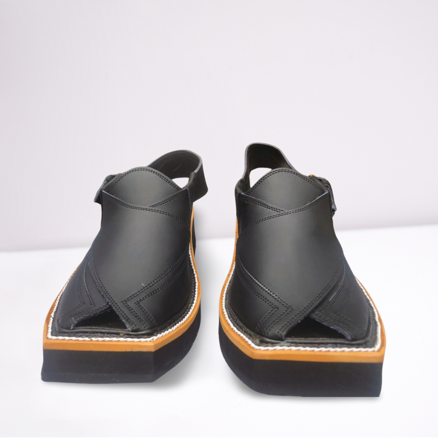 Black Kaptaan Chappal